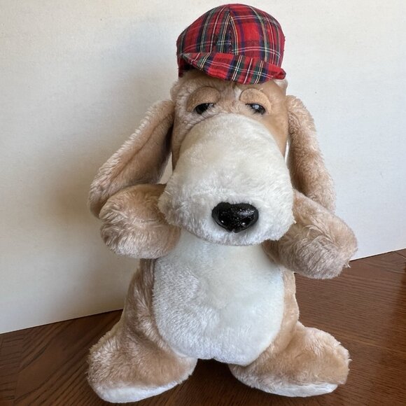 1984 Droopy Dog Style Inspector Plush Stuffed Animal Arts Toys Vintage 12" - Picture 1 of 9